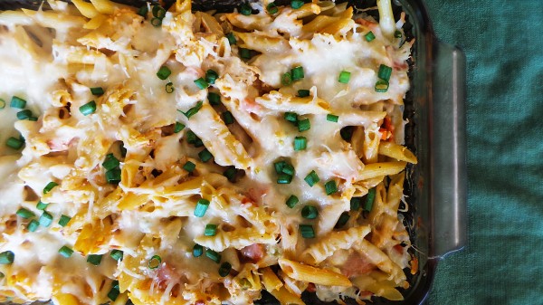 Light Buffalo Chicken Pasta