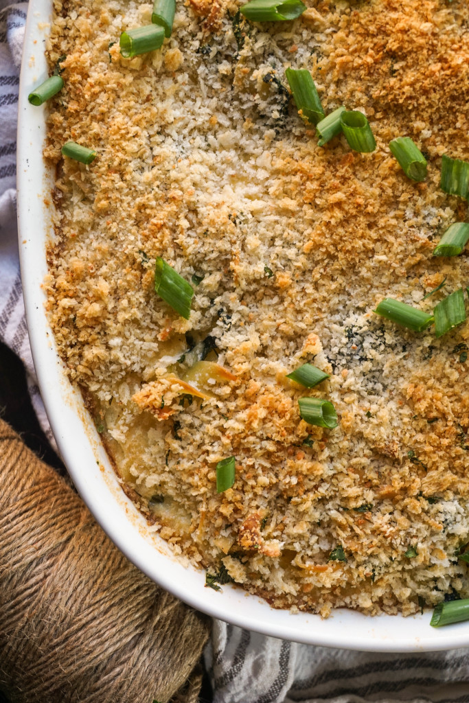 Spinach and Ricotta Noodle Kugel