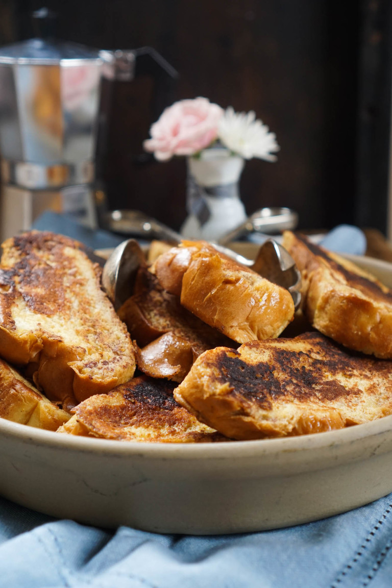 French Toast With Marmalade Whipped Cream